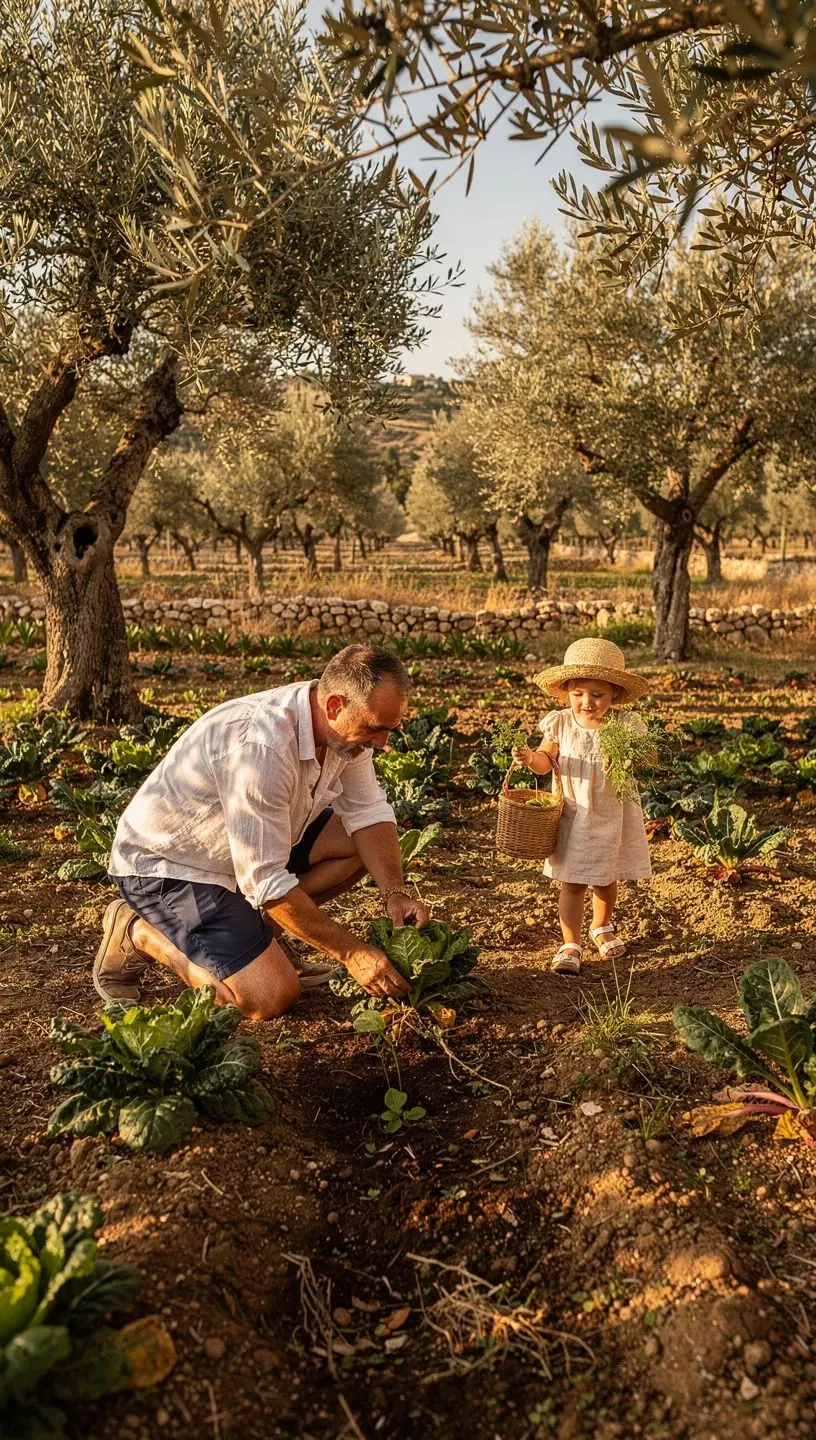 Σαλάτα με φρέσκα λαχανικά και αρωματικά βότανα από την ελληνική γη