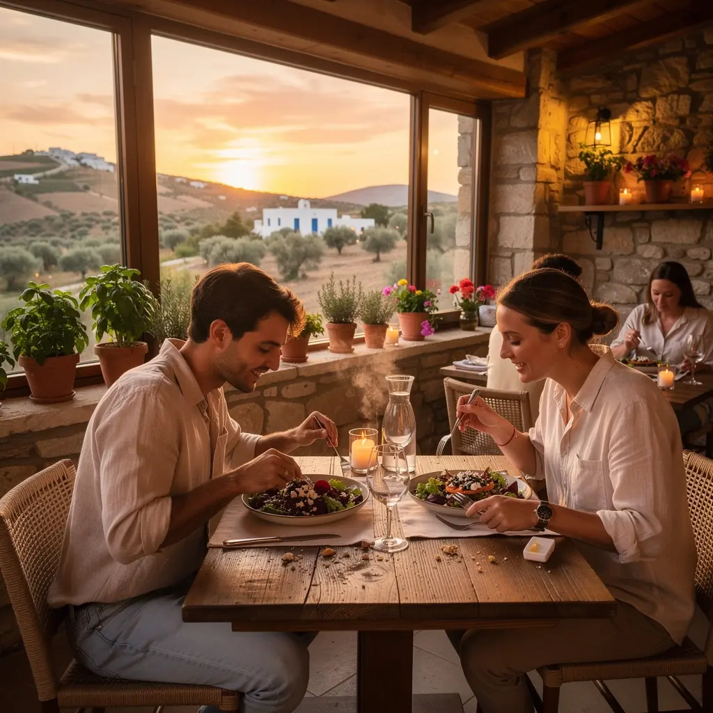 Προϊόντα βιολογικής καλλιέργειας σε τοπικό φεστιβάλ τροφίμων